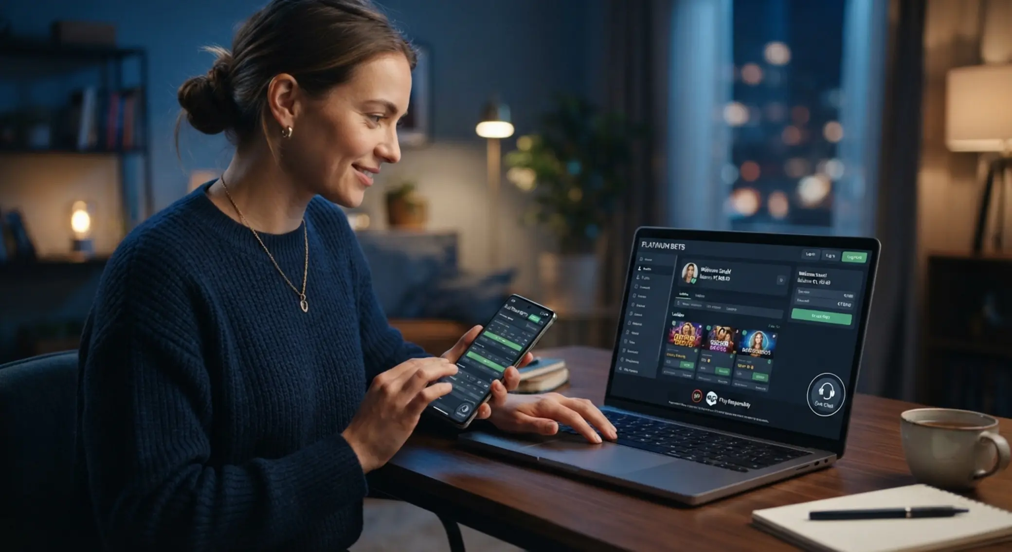 Mobilos és laptopos kaszinó használat ügyfélszolgálattal