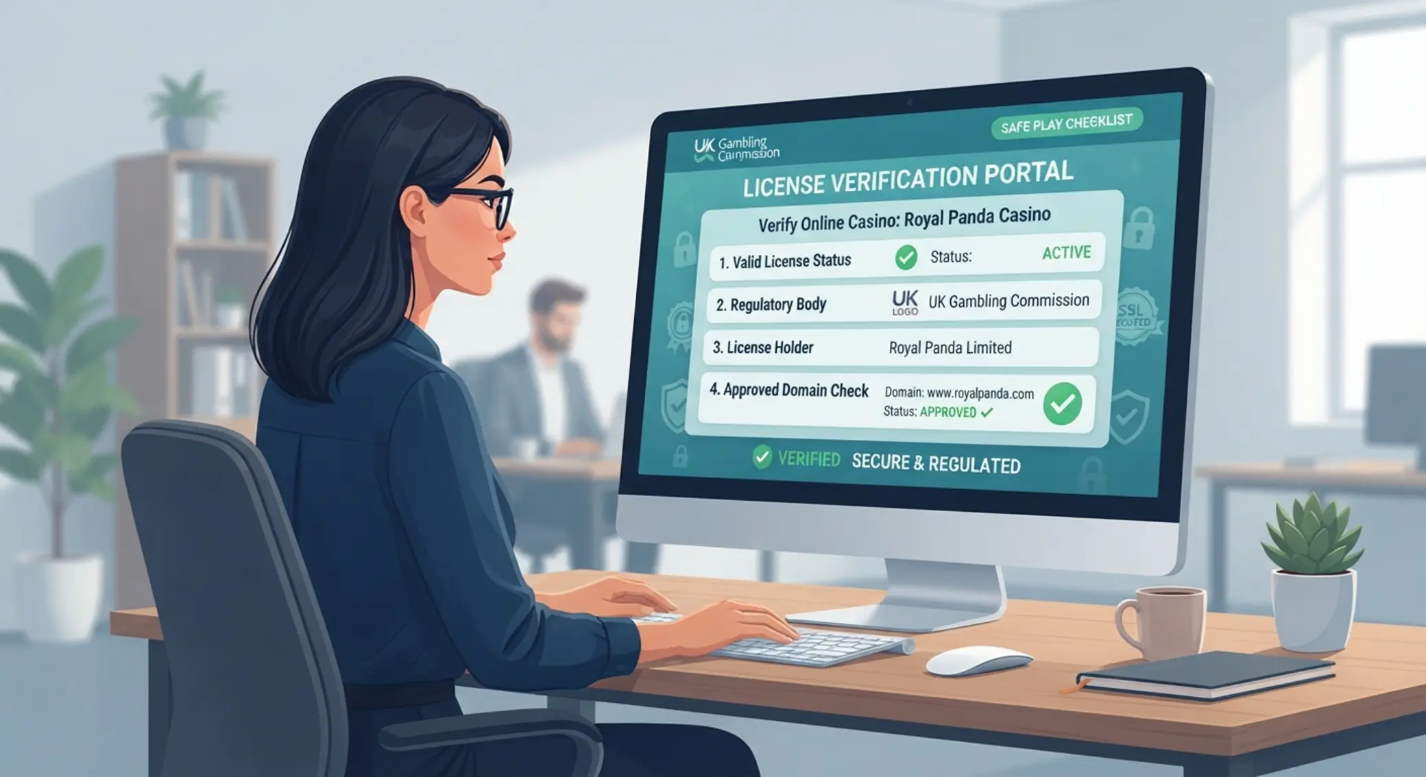 Online kaszinó engedélyellenőrzés Online kaszinó engedélyének ellenőrzése monitoron