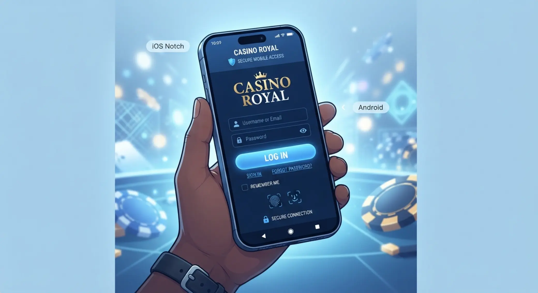Mobil online kaszinó login Android és iOS eszközön Online kaszinó bejelentkezés mobiltelefonon
